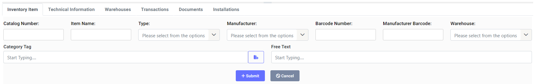 إضافة المعلومات الأساسية