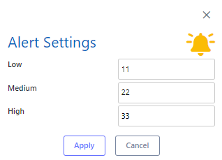 AIS Sensor Alert Settings