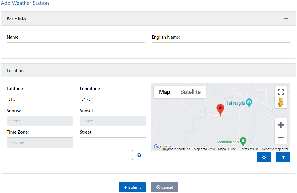 Add a Weather Station