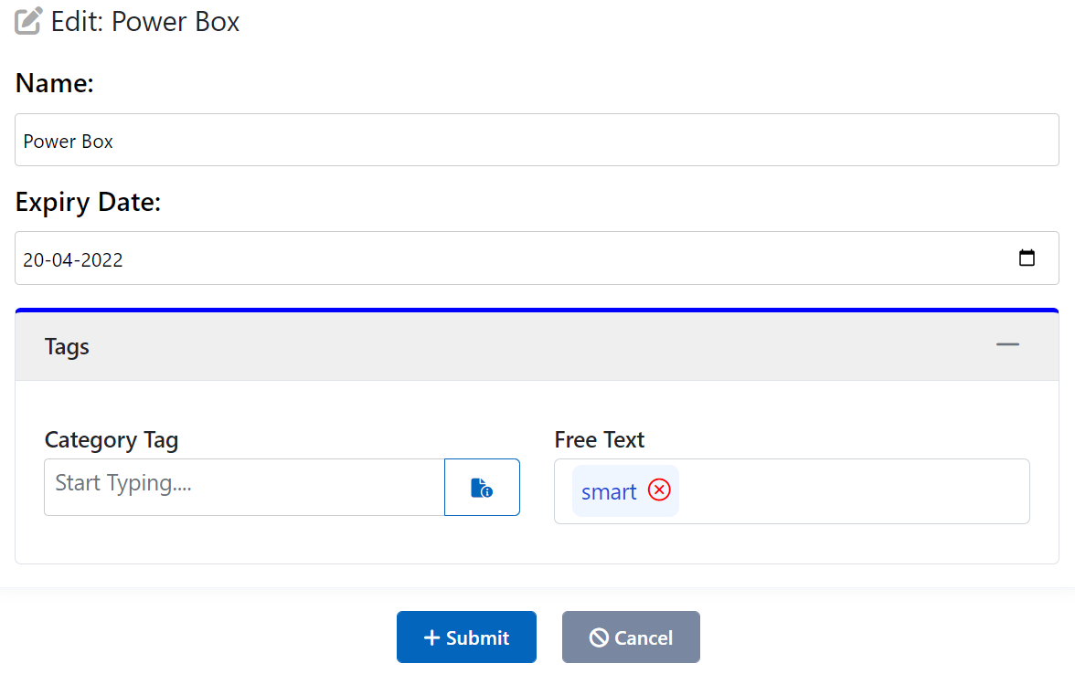 Edit the Documemt Information