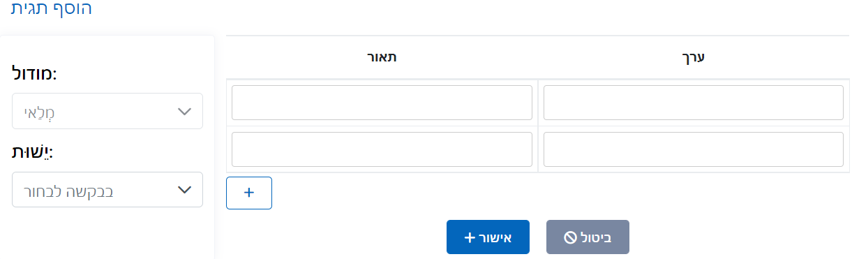 הוסף תג
