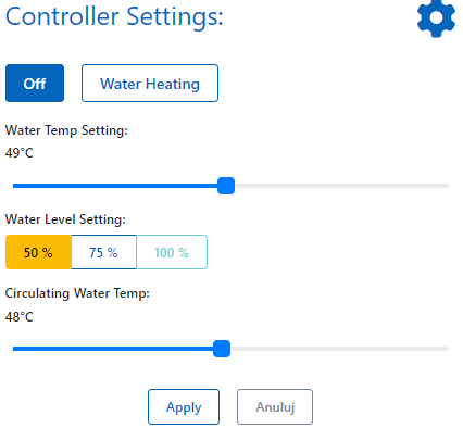 Sterownik podgrzewacza wody