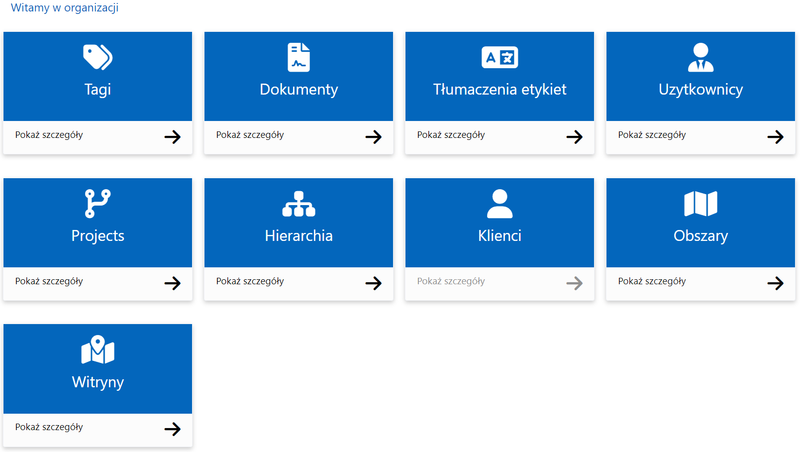 Administrator organizacji