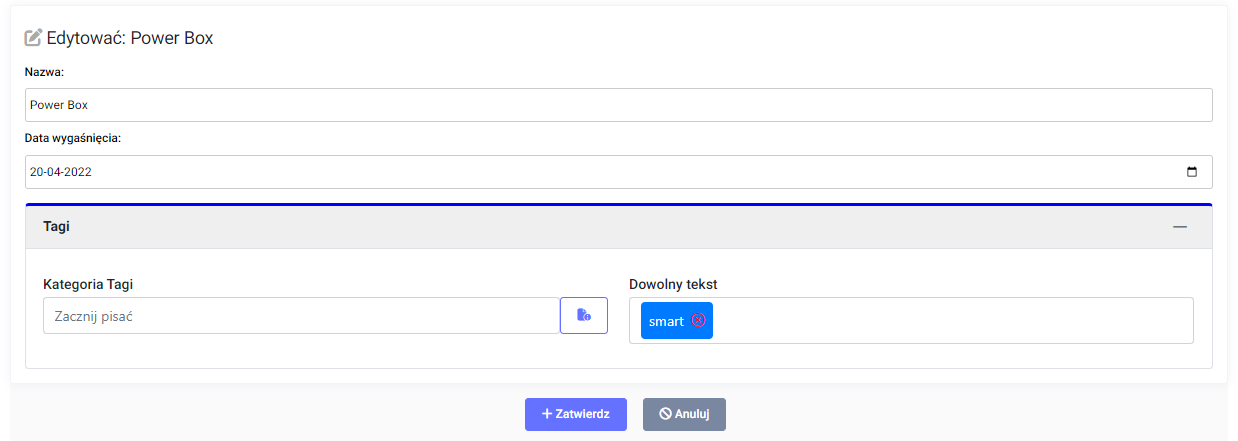 Edytuj informacje o dokumencie