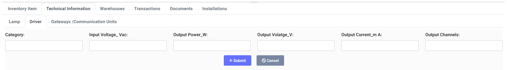 Dodaj informacje o sterowniku